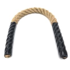 natural jute pull up gym rope with adhesive ends 1