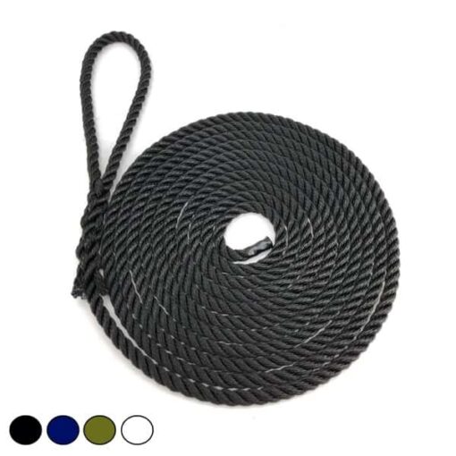 rs 3 strand nylon mooring rope