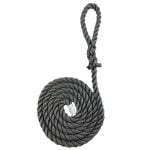 6mm Grey Softline Multifilament Fender Line x 1 Metre With 3 Inch Soft Eye