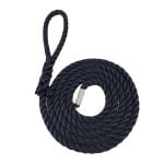 12mm Navy Blue Softline Multifilament Fender Line x 4.5 Metres With 3 Inch Soft Eye