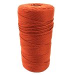 Dark Orange Spun Polyester Rabbit Twine