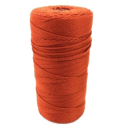 rs spun polyester rabbit twine dark orange