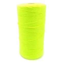 rs spun polyester rabbit twine fluorescent yellow