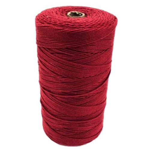 rs spun polyester rabbit twine red