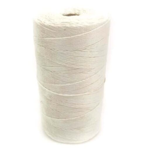 rs spun polyester rabbit twine white