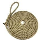 8mm Synthetic Polyhemp Mooring Ropes 8 Inch Soft Eye x 8 Metres