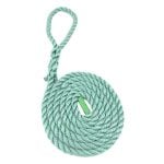 6mm Teal Softline Multifilament Fender Line x 1 Metre With 3 Inch Soft Eye