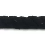 8mm Black Natural Cotton Rope (By The Metre)