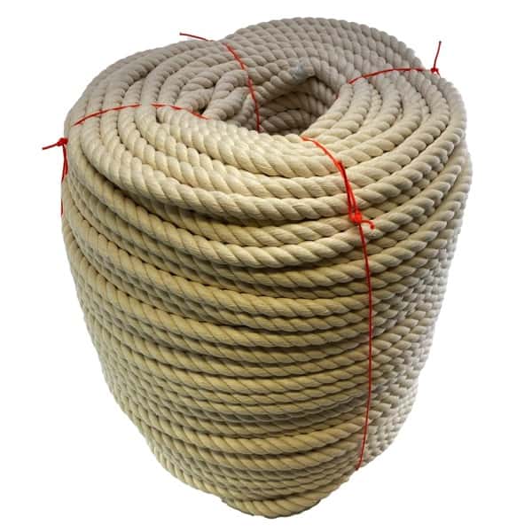 10mm Natural Cotton Rope (220 Metre Coil) - RopeServices UK