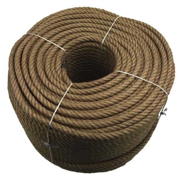6mm Natural Jute Rope (220 Metre Coil) - RopeServices UK