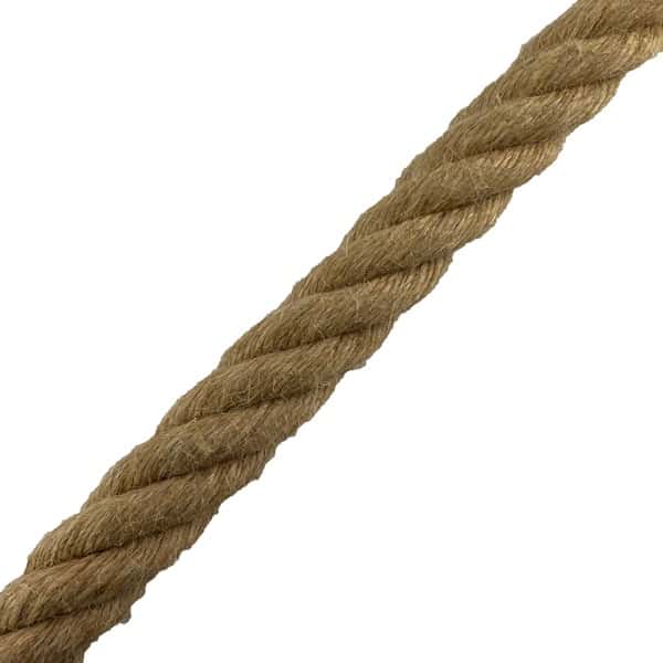 36mm Natural Jute Rope x 75 Metres - RopeServices UK
