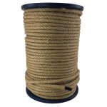 16mm Natural Jute 4 Strand Bondage Rope On A Reel