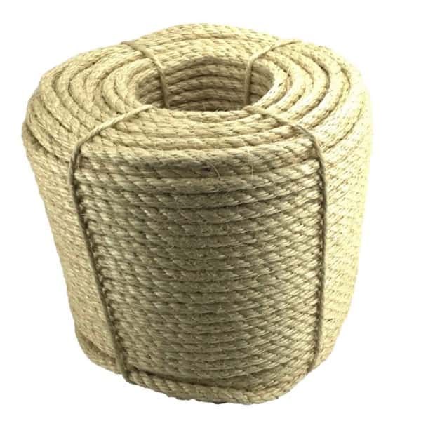 18mm Natural Sisal Rope (220 Metre Coil) - RopeServices UK