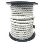 8mm Optic White Natural Cotton Rope On A Reel