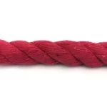32mm Red Natural Cotton Rope (By The Metre)