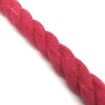 36mm Red Natural Cotton Rope x 50 Metres