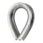 40mm Galvanised Steel Rope Thimble