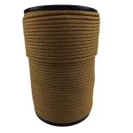 8mm Beige Braided Polypropylene Floating Rope 250 Metre Reel
