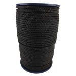 12mm Black Braided Polypropylene Rope On A Reel