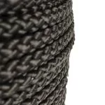4mm Black Braided Polypropylene Rope x 50 Metres