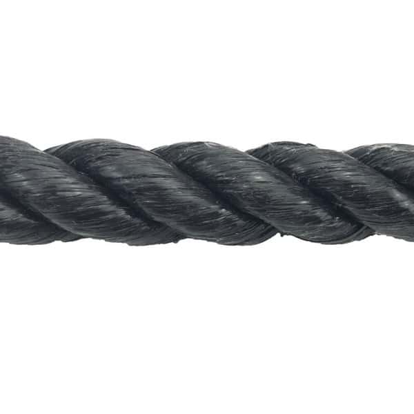18mm Black Polypropylene Rope (By The Metre) - RopeServices UK