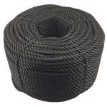 14mm Black Softline Multifilament Rope (220 Metre Coil)