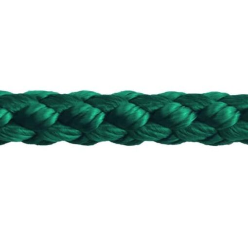 rs emerald green braided polypropylene rope 1