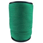 2mm Emerald Green Braided Polypropylene Floating Rope 200 Metre Reel