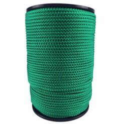 rs emerald green braided polypropylene rope 2