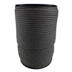 12mm Grey Braided Polypropylene Floating Rope 100 Metre Reel