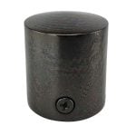 36mm Gun Metal Black End Cap Rope Fitting