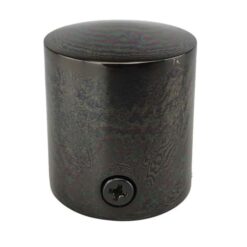 rs gun metal black decking rope fitting cap end 1