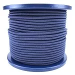 6mm Navy Blue Elastic Bungee Shock Cord 100 Metre Reel