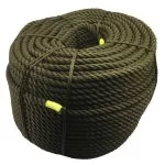 28mm Olive Softline Multifilament Rope x 50 Metre Length