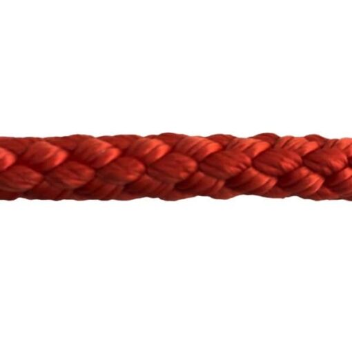 rs orange braided polypropylene rope 1