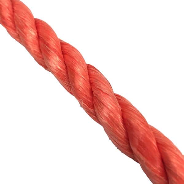 20mm Orange Polypropylene Rope 220 Metre Coil - RopeServices UK