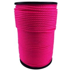 rs pink braided polypropylene rope 2