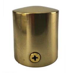 rs polished brass decking rope fitting cap end 1