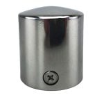 24mm Polished Chrome End Cap Rope Fitting