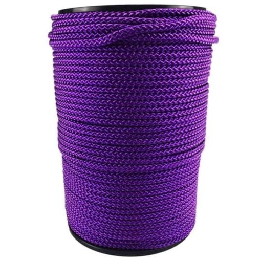rs purple braided polypropylene rope 2