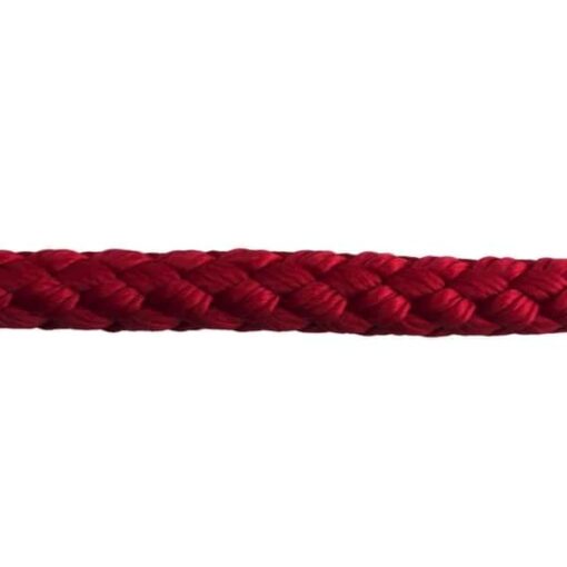 rs red braided polypropylene rope 1