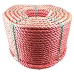 8mm Red Polypropylene Rope 220 Metre Coil