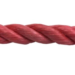 rs red polypropylene rope 4
