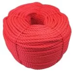 40mm Synthetic Red Decking Rope 220 Metre Coil