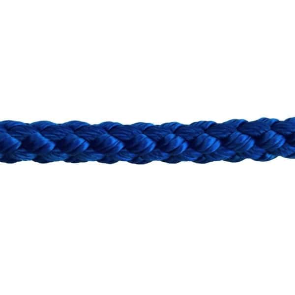12mm Royal Blue Braided Polypropylene Rope (By The Metre) - RopeServices UK