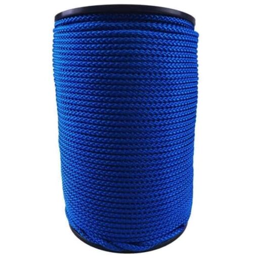 rs royal blue braided polypropylene rope 2