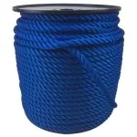 8mm Royal Blue Softline Multifilament Rope 100 Metres On A Reel