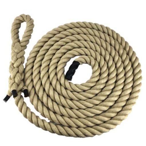 rs synthetic polyhemp gym rope with soft eye