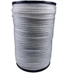 4mm White Braided Polypropylene Rope 200 Metre Reel