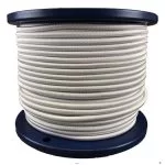 4mm White Elastic Bungee Shock Cord 100 Metre Reel